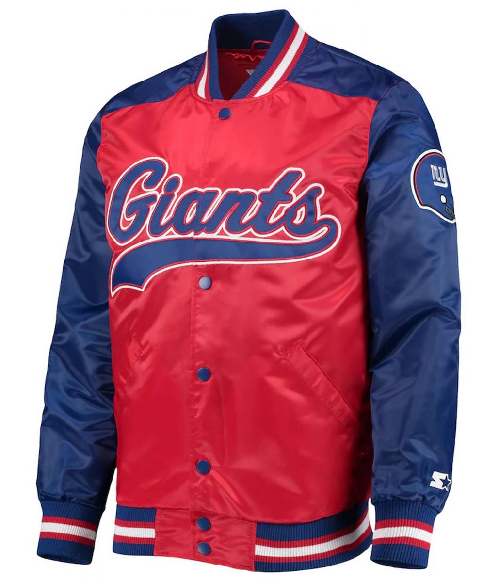 Varsity New York Giants The Tradition II Satin Jacket
