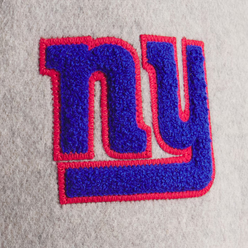 NY Giants Teddy Varsity Wool Jacket - Image 6