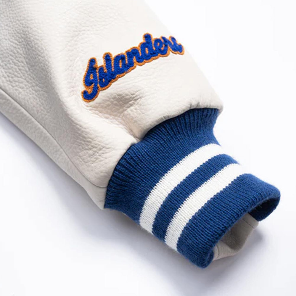 NY Islanders 50th Anniversary Varsity Jacket - Image 4
