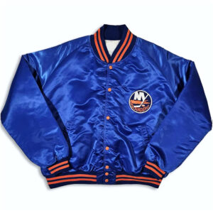 80's NY Islanders Blue Bomber Jacket