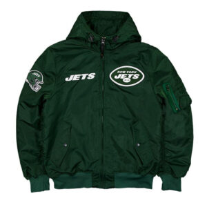 NY Jets Historic L-2B Hooded Bomber Jacket
