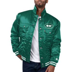 New York Jets Silver Tab Trucker Jacket