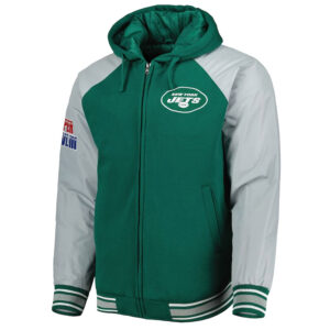 NY Jets Green Varsity Hooded Jacket