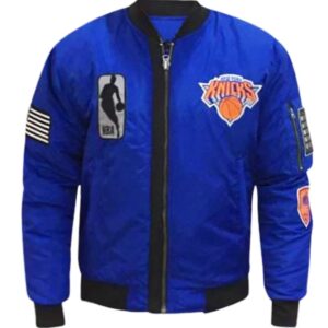NY Knicks Black History Collection Flight Jacket