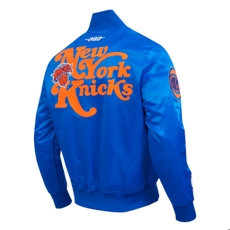 NY Knicks Souvenir Satin Jacket - Image 7