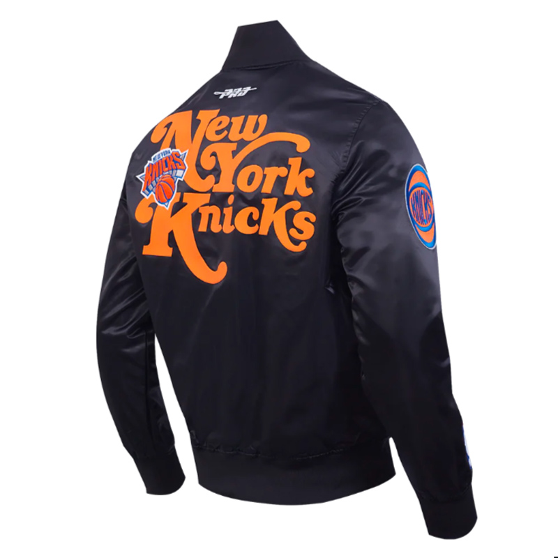 NY Knicks Souvenir Satin Jacket - Image 8