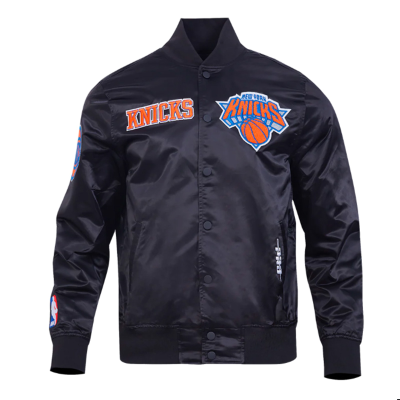 NY Knicks Souvenir Satin Jacket - Image 2