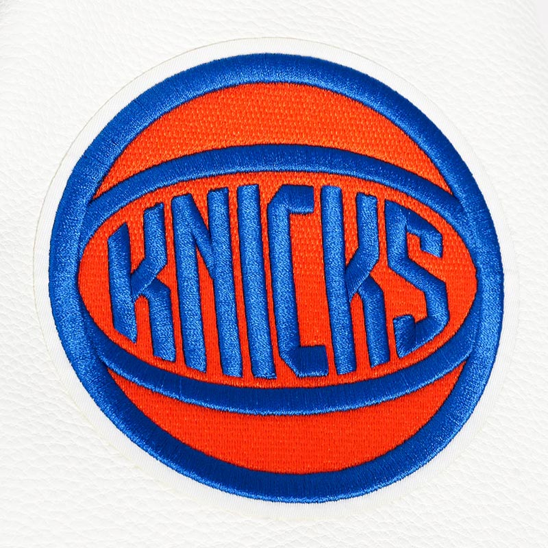 NY Knicks Turn It Up Classic Rib Varsity Jacket - Image 5