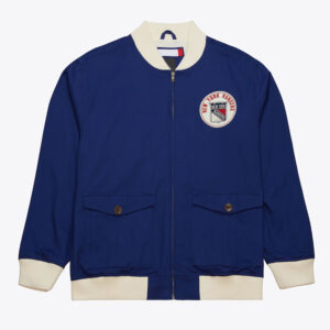 New York Rangers Blue Cotton Twill Jacket