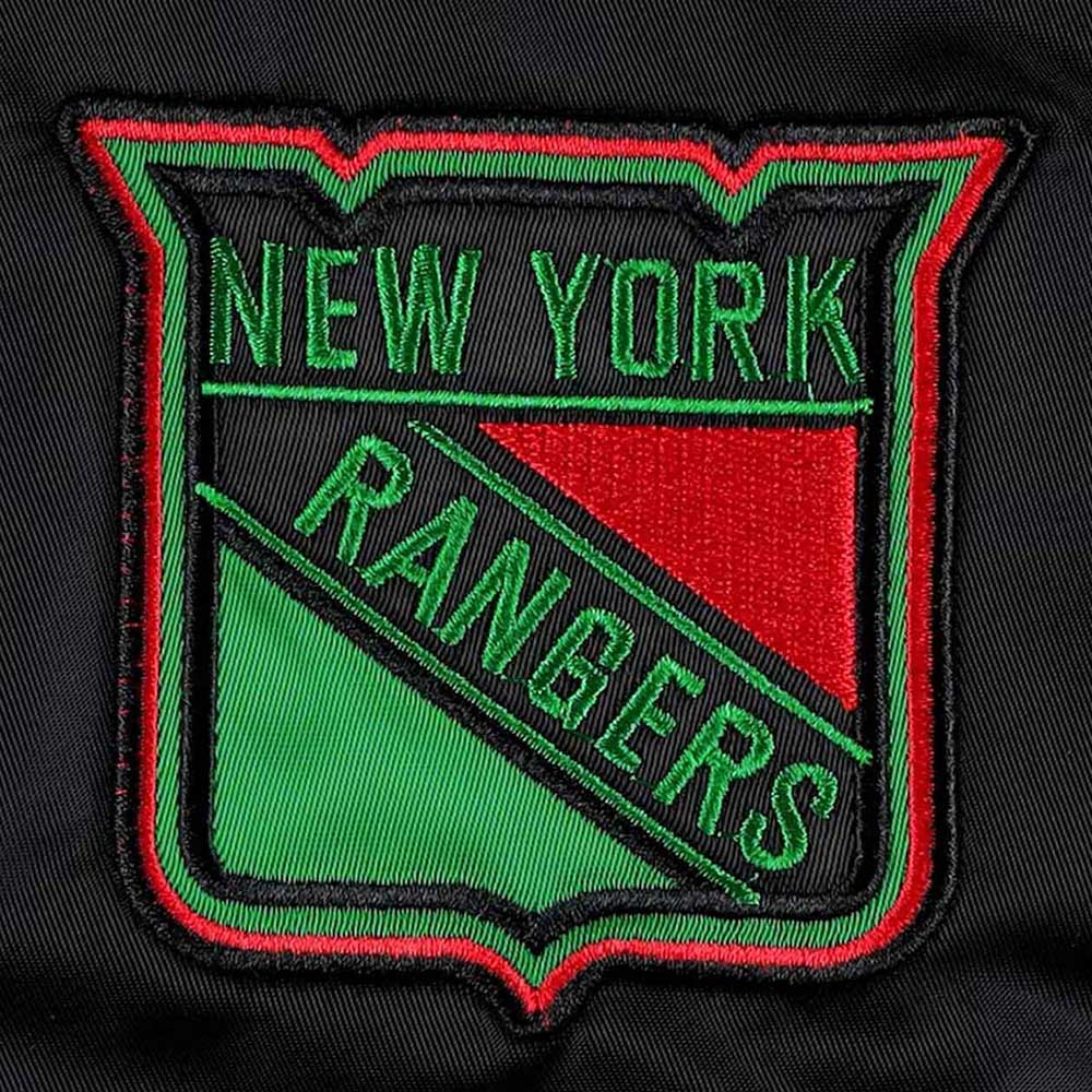 New York Rangers Ty Mopkins Black Jacket - Image 4