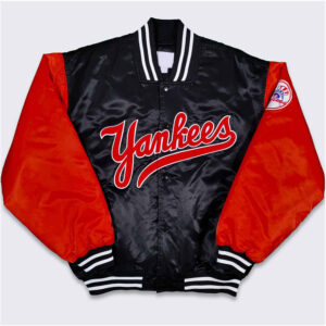 90s NY Yankees Black and Red Jacket