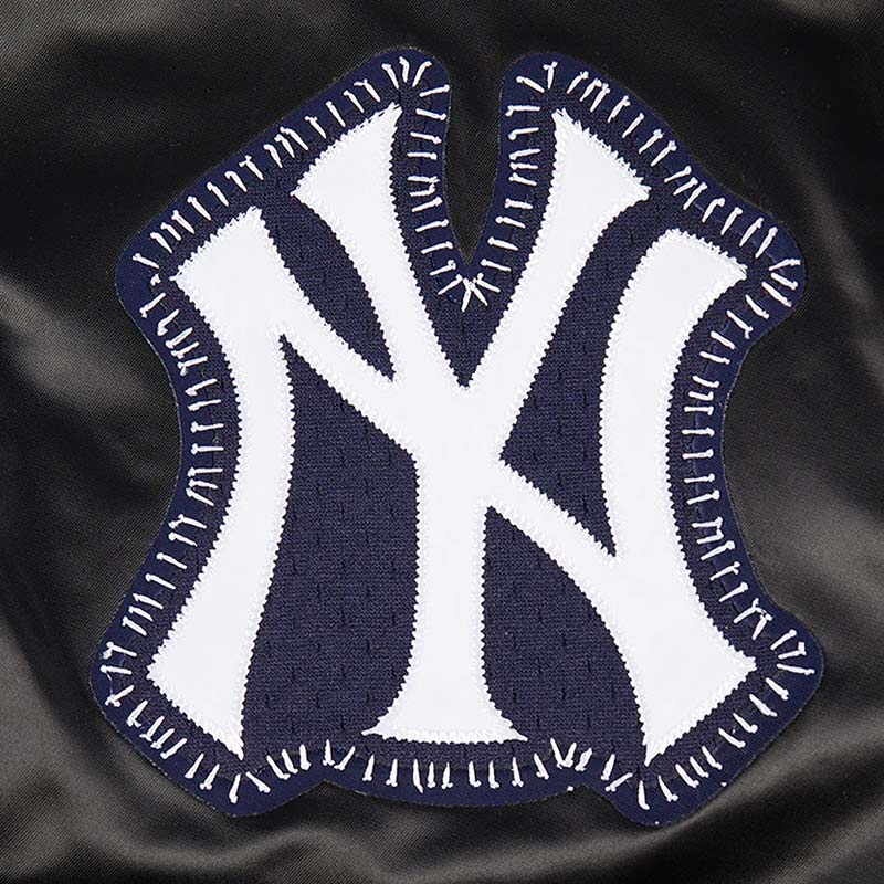 NY Yankees Diy Pick Stitch Classic Rib Satin Jacket - Image 9