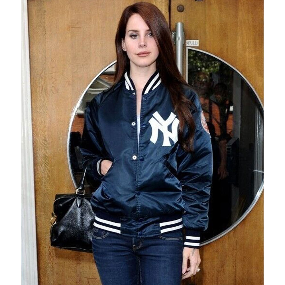 New York Yankees Lana Del Rey Jacket - Image 8
