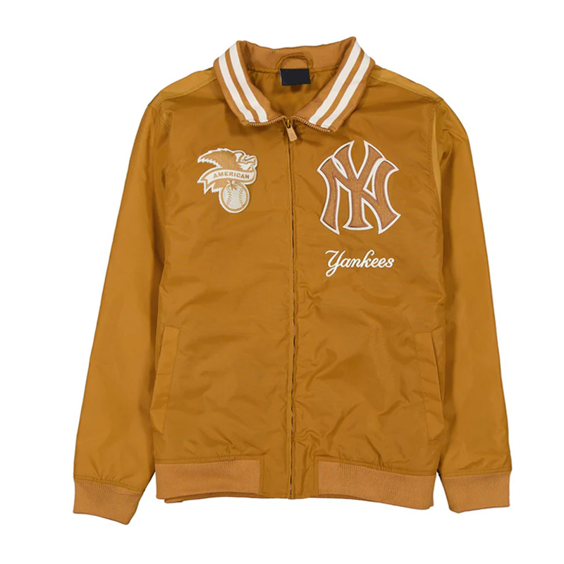 NY Yankees Logo Select Light Bronze Jacket