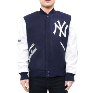 NY Yankees Logo Blended Varsity Jacket