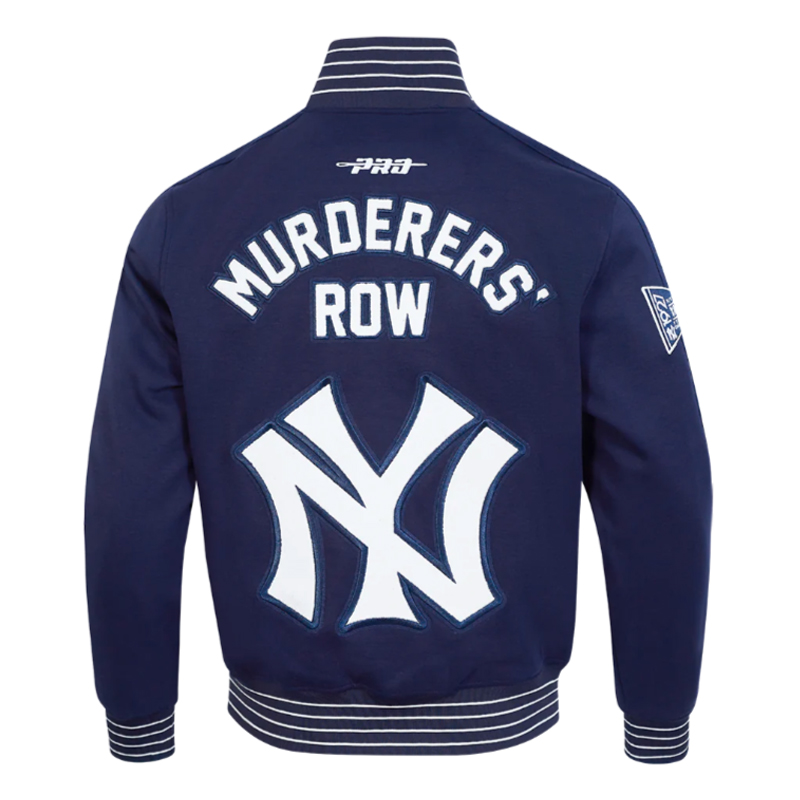 NY Yankees Logo Game Day Navy/Black Jacket - Image 3