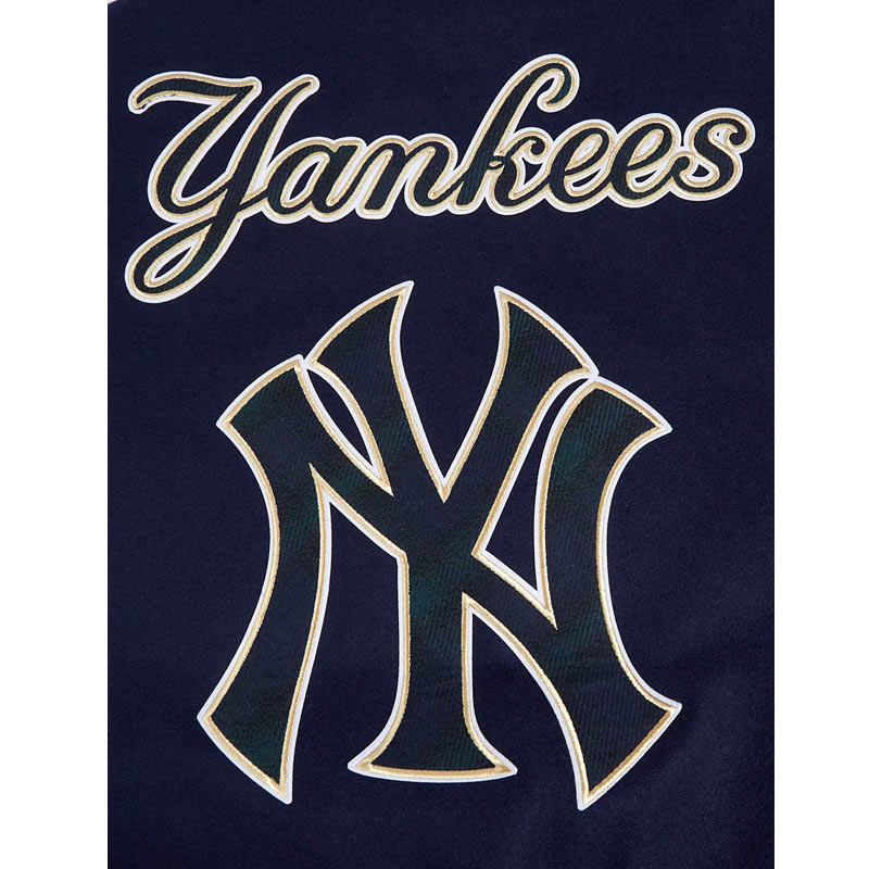NY Yankees Prep Varsity Wool/Leather Jacket - Image 10