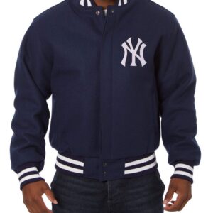 Yankees New York Varsity Blue Wool Jacket