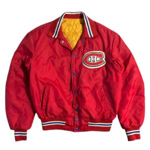 NHL 90's Montreal Canadiens Hockey Red Jacket