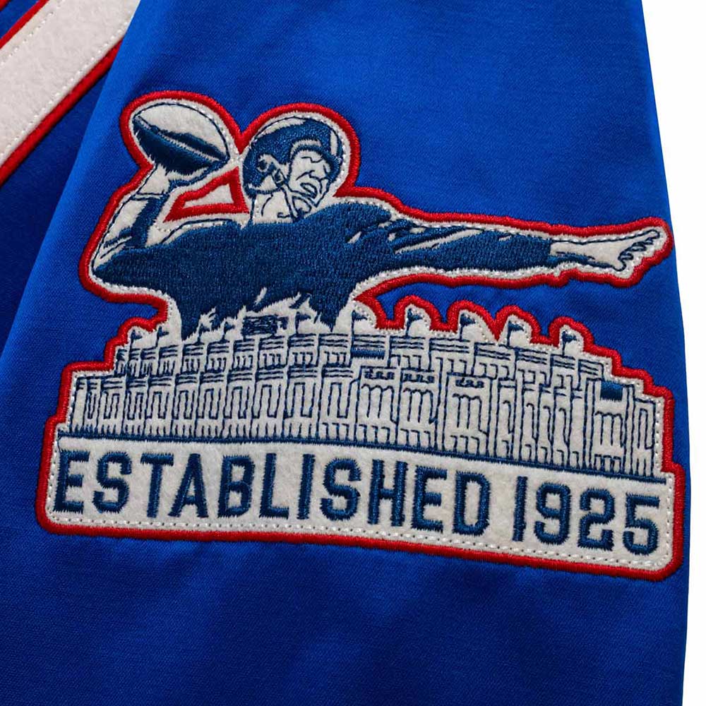 NY Giants Royal Satin Windbreaker - Image 4