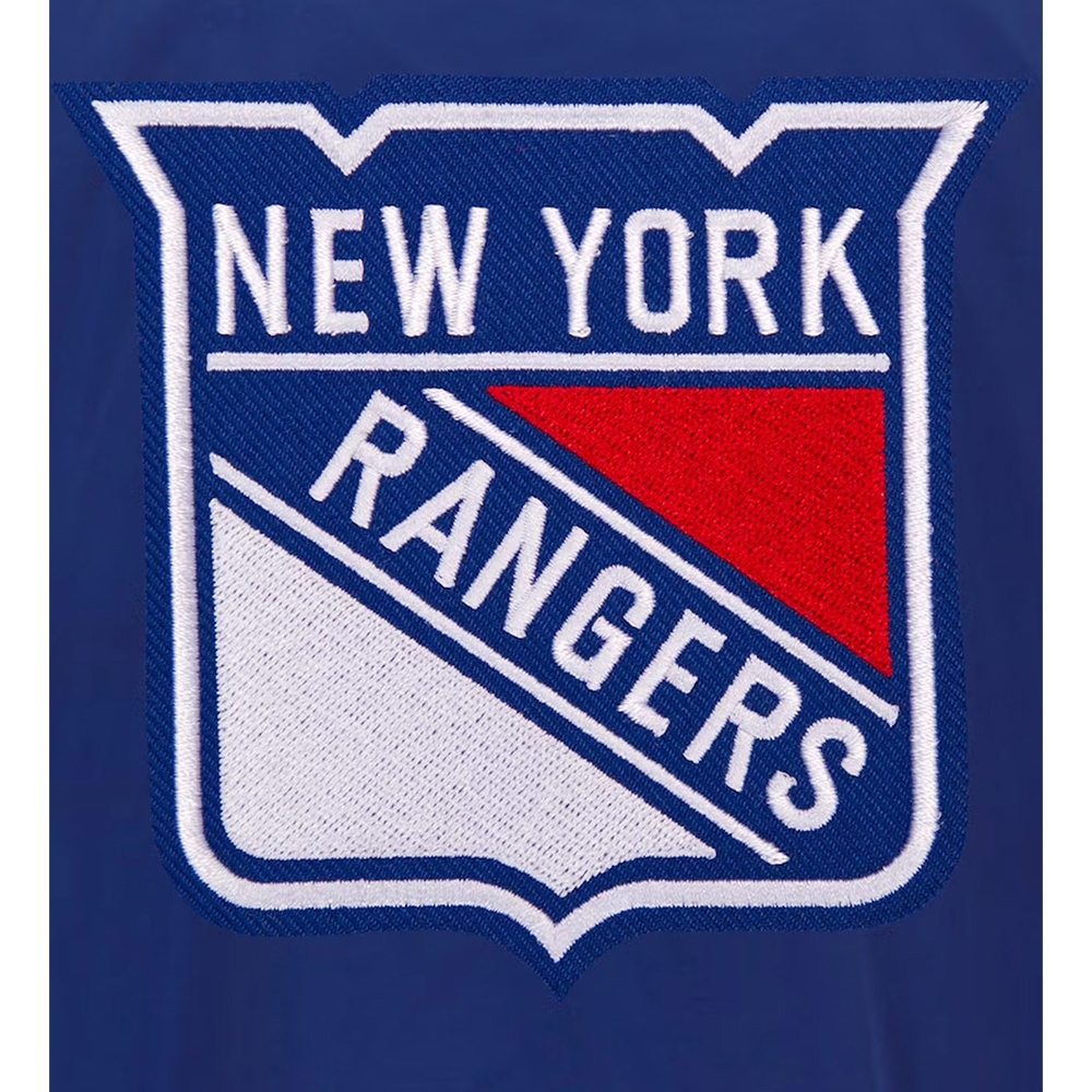 Royal NY Rangers Lightweight Nylon Bomber Jacket - Image 3