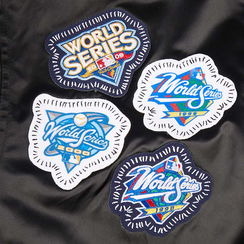 NY Yankees Diy Pick Stitch Classic Rib Satin Jacket - Image 8