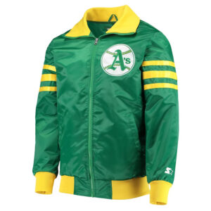 Oakland As Cooperstown Collection The Captain III Kelly Green Jacket