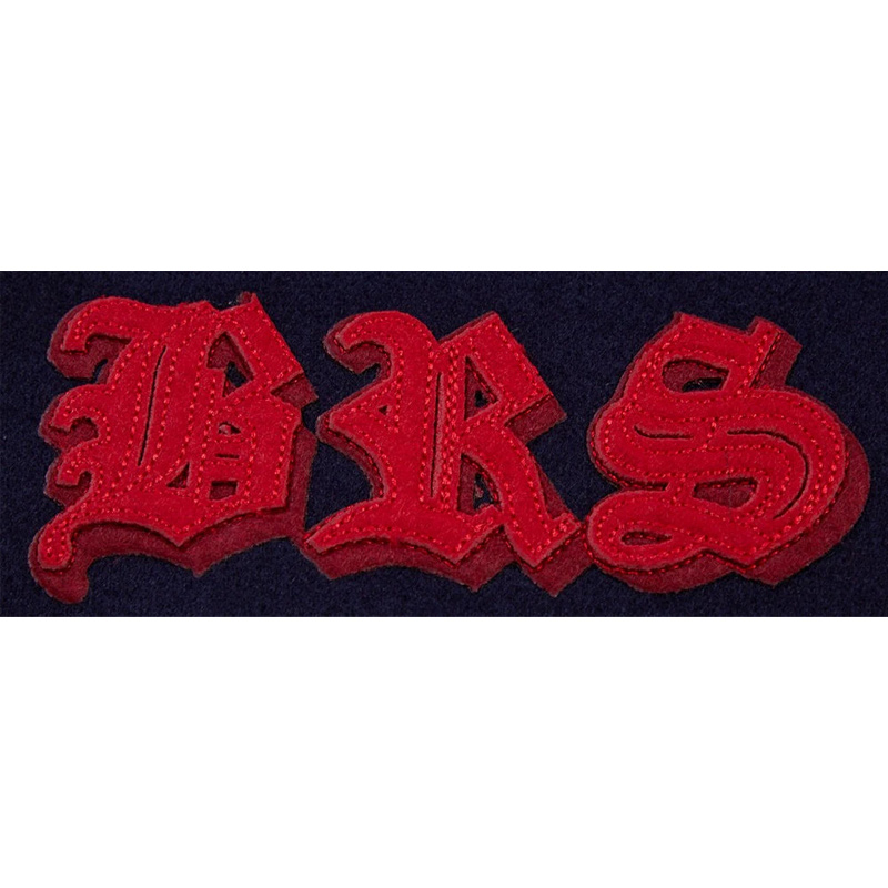Old English Boston Red Sox Varsity Jacket - Image 9