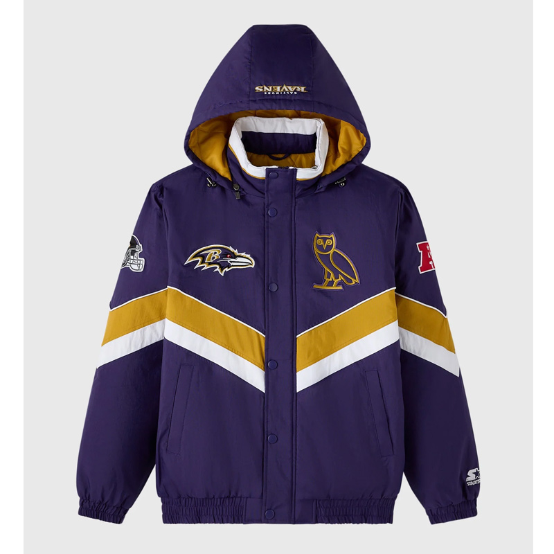 Baltimore Ravens OVO Sideline Puffer Jacket