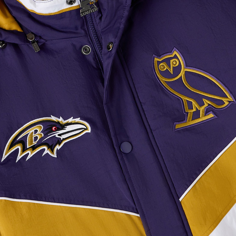 Baltimore Ravens OVO Sideline Puffer Jacket - Image 5