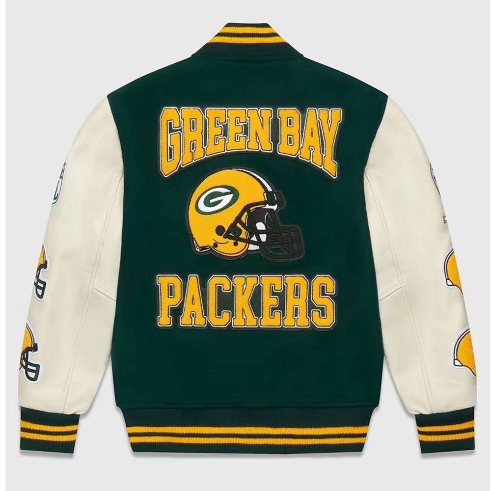 OVO Green Bay Packers Varsity Jacket - Image 2
