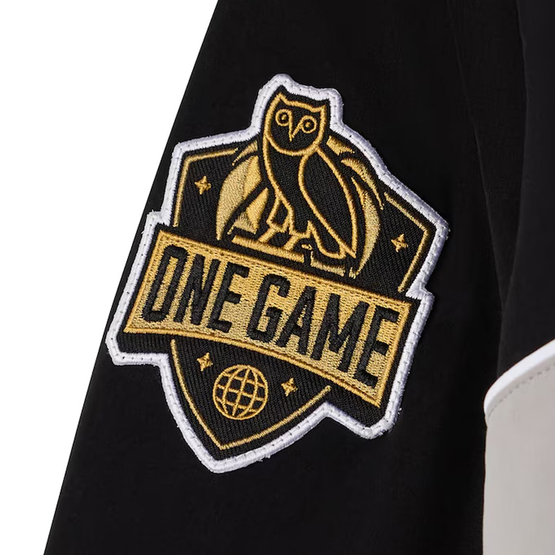 Las Vegas Aces OVO Black/Silver Track Jacket - Image 6