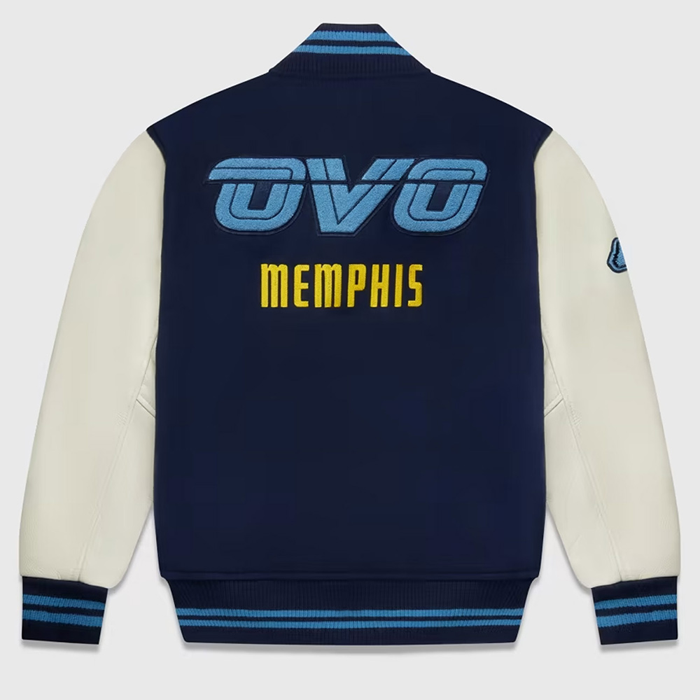 OVO Memphis Grizzlies Varsity Jacket - Image 2