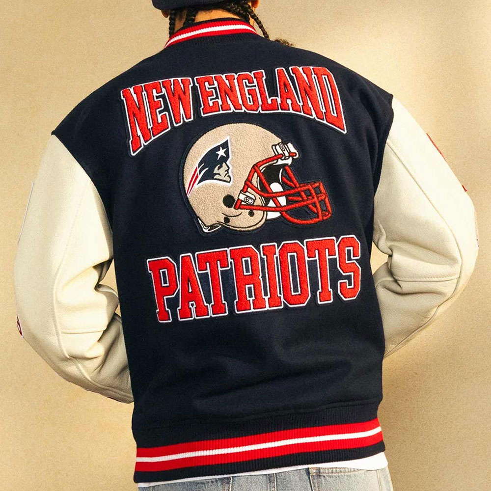 OVO New England Patriots Varsity Jacket - Image 4