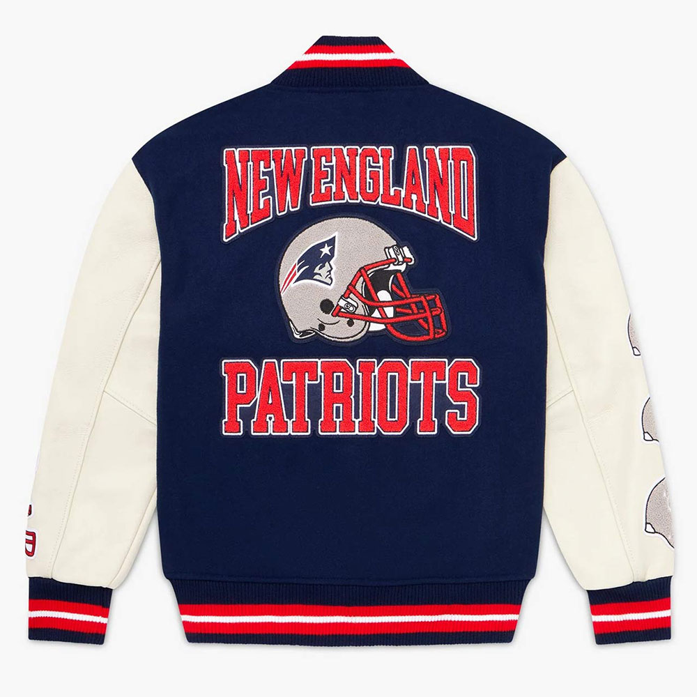 OVO New England Patriots Varsity Jacket - Image 2