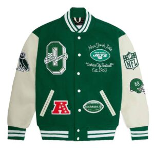 OVO NY Jets Green Varsity Jacket