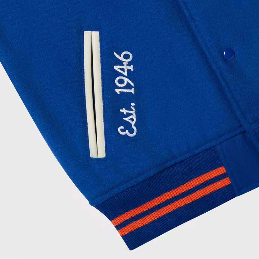 OVO New York Knicks Varsity Jacket - Image 7