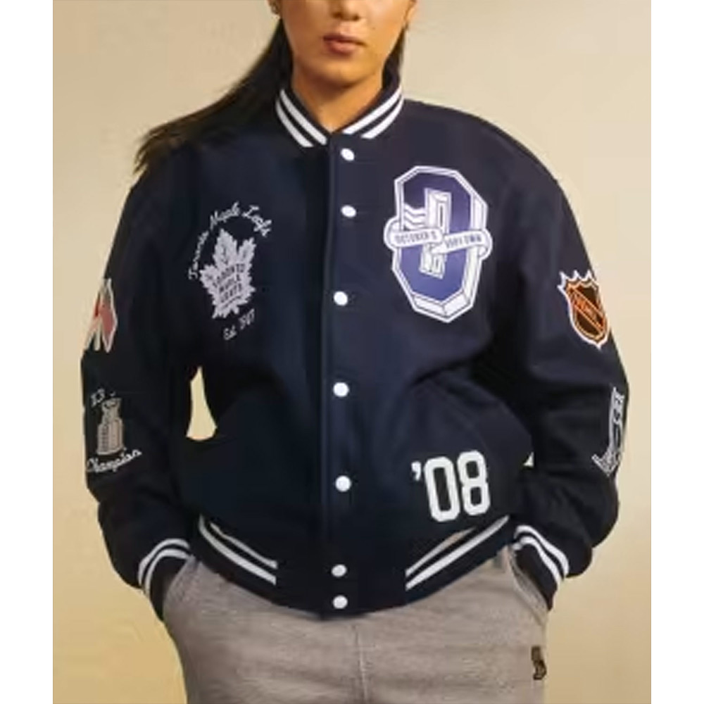 OVO Toronto Maple Leafs Varsity Jacket - Image 3