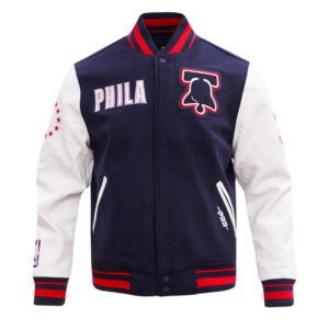 Philadelphia 76ers City of Brotherly Love Varsity Jacket