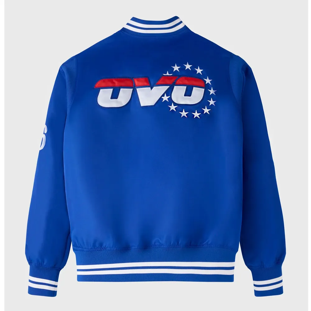 OVO Philadelphia 76ers Blue Jacket - Image 2