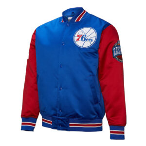 Primetime Philadelphia 76ers Royal and Red Jacket