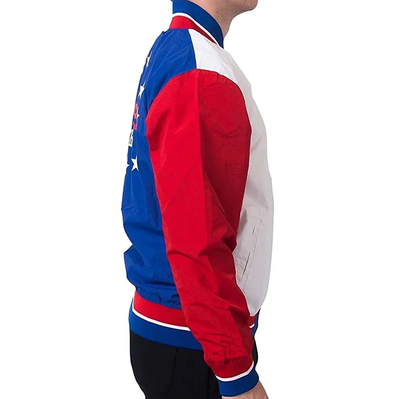Philadelphia 76ers Warm Up Team History Jacket - Image 5