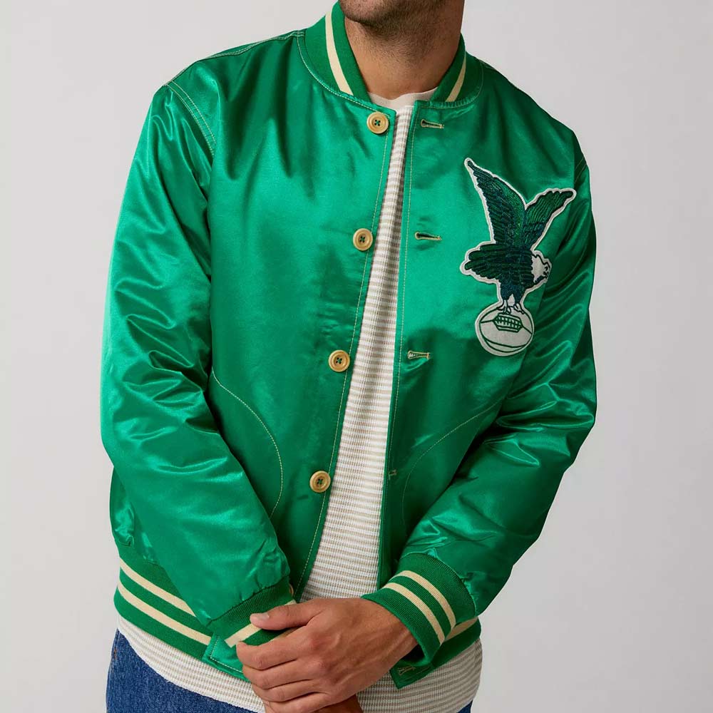 1938 Philadelphia Eagles Green Jacket - Image 4