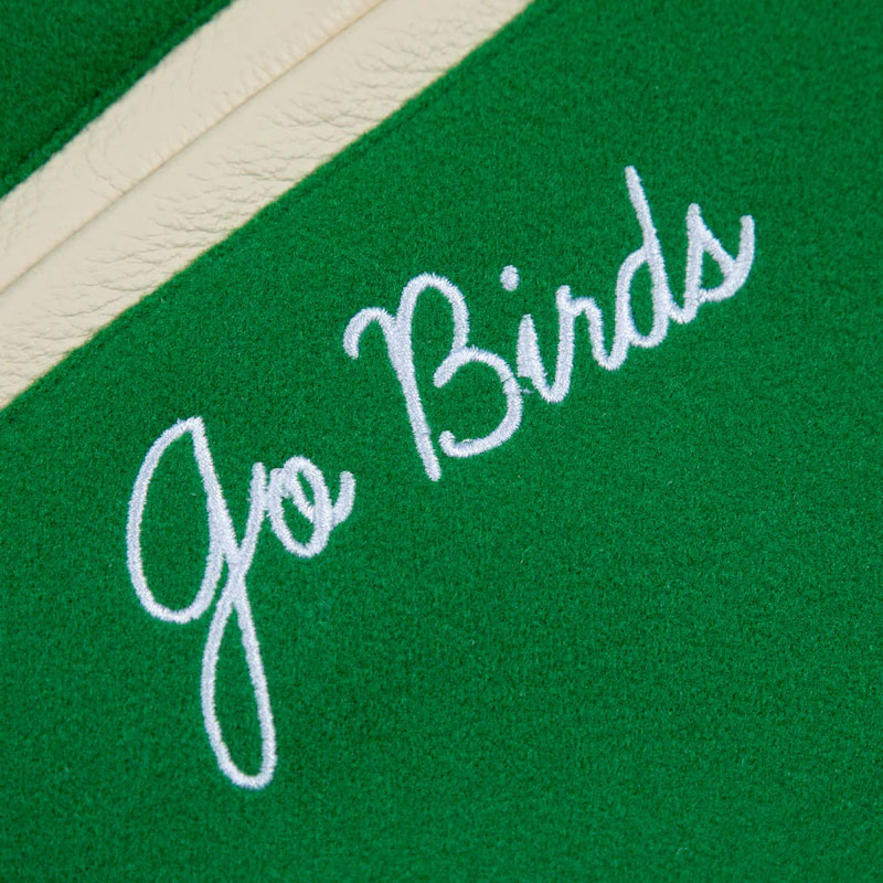 Philadelphia Eagles Go Birds Letterman Jacket - Image 5