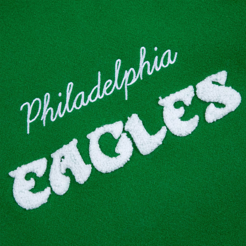Philadelphia Eagles Go Birds Letterman Jacket - Image 7