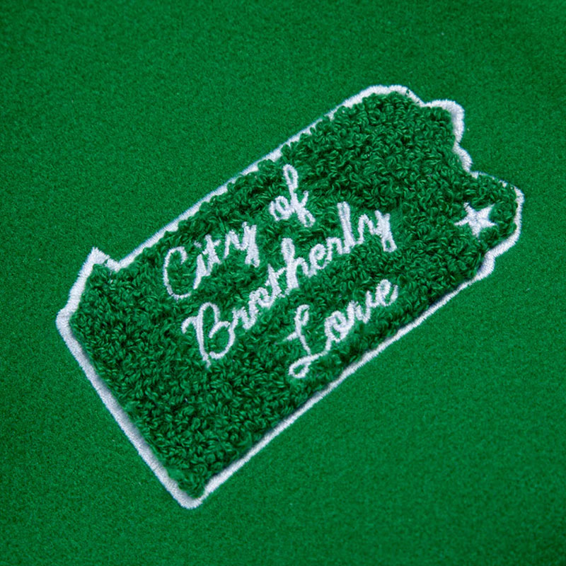 Philadelphia Eagles Go Birds Letterman Jacket - Image 8