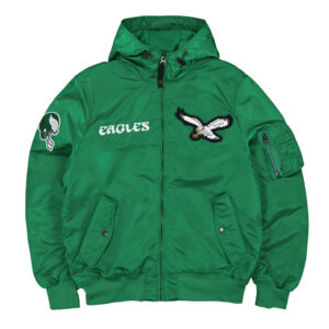 Philadelphia Eagles Historic L-2B Hooded Bomber Jacket