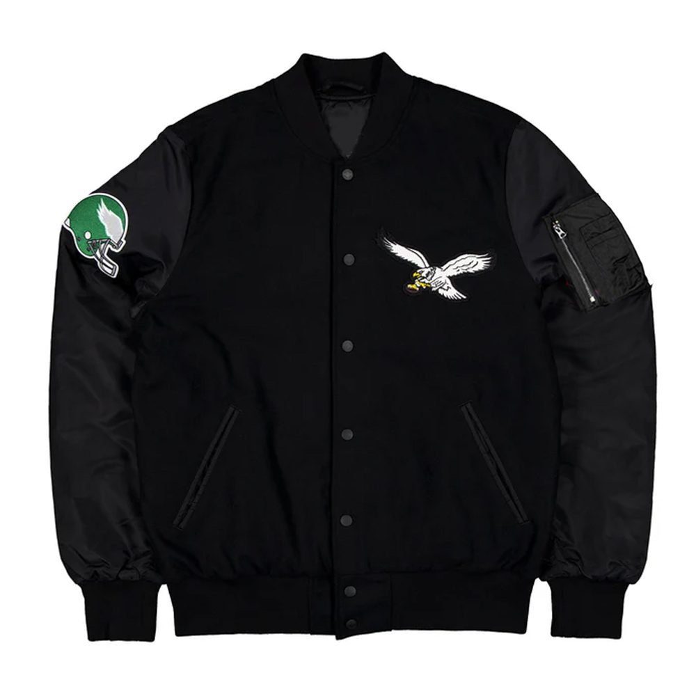 Philadelphia Eagles MA-1 Historic Varsity Jacket