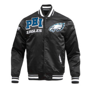 Philadelphia Eagles Mashup Classic Rib Satin Jacket