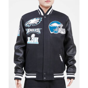 Mashup Philadelphia Eagles Varsity Jacket